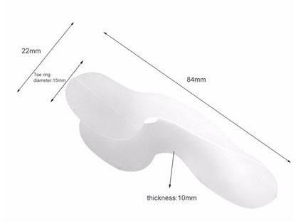 Corretor Ortopédico de Joanetes de Silicone (Par)